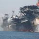 Illustration for article titled Surreal images of the Deepwater Horizon disaster, taken minutes after the first explosion